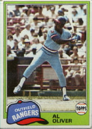1981 Topps Baseball Cards      070      Al Oliver